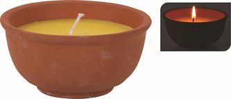 Sviečka proti hmyzu Citronella 123 gv keramickom obale