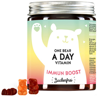 Bears With Benefits Vitamíny pro podporu imunity bez cukru One Bear a Day 90 ks