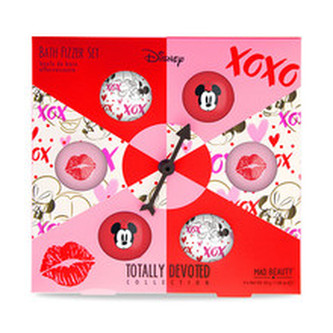 Mad Beauty Šumivá bomba do koupele Minnie Mickey Totally Devoted Spinning (Bath Fizzer Set) 6 x 30 g woman