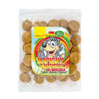 Wolfberry Kapičky z kapsičky BIO od Wolfíka - jablko, banán, špenát 18 g