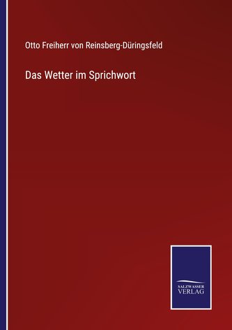 Das Wetter im Sprichwort