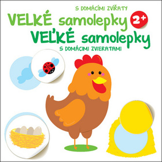 Velké samolepky s domácími zvířaty Kuře