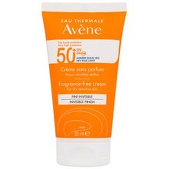 Avène Ochranný pleťový krém pro suchou a citlivou pleť bez parfemace SPF50+ (Very High Protection Cream) 50 ml woman