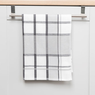 Bavlněná utěrka KRATI šedá 100% bavlna 50x70 cm MyBestHome