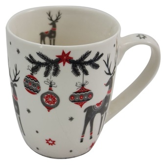 Hrnek 340 ml , Šedý sobík