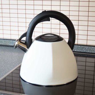 Konvice čajník nerez/lak 3L  MEYERHOFF MH-836 indukce, bílá