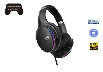 ASUS sluchátka ROG FUSION II 500, USB, RGB, černá
