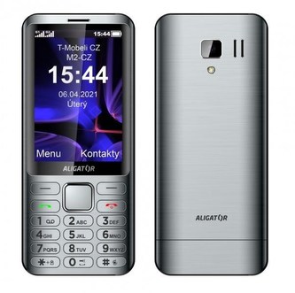 Aligator D950 Dual SIM, strieborná