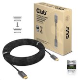 Club3D Kabel prodlužovací HDMI AOC kabel 8K60Hz (M/M), 4K120Hz, 20m, černá