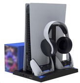 Nabíjačka a chladiaca stanica iPega P5013 pre PS5 a ovládač PS5/PSMove