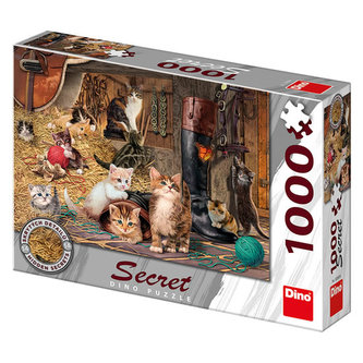 Mačičky: secret collection puzzle 1000 dielikov