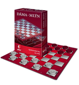 DÁMA a MLÝN - spoločenská hra na cesty