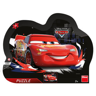 Puzzle deskové Auta souboj 25 dílků