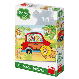Safari: maxi baby puzzle 24 dielikov