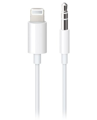 Apple Lightning to 3,5 mm audio kábel (1,2 m) – biely