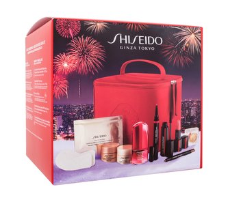 Shiseido Beauty Essentials denní krém Benefiance 30 ml + noční krém Benefiance 30 ml + sérum Ultimune 15 ml + oční maska Vital Perfection 2 ks + řasenka ControlledChaos 11,5 ml 01 + tužka na oči InkArtist 0,8 g 01 + rtěnka ModernMatte 4 g 505 + tužka na r