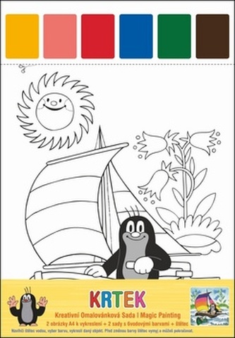 Kreatívna omaľovánková sada Krtko
