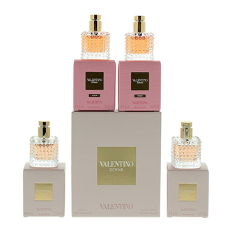 Dárková sada Valentino, Donna Acqua - 2 x EDT 6 ml, Donna  - 2 x EDP 6 ml