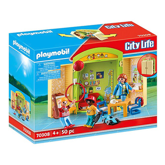 Herní box Playmobil, Mateřská školka, 50 dílků