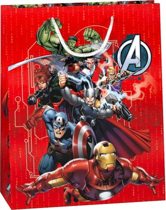 Darčeková taška L - Avengers 26 x 33 cm