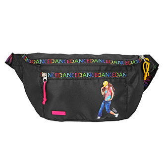 Ledvinka Top Model, Talita, černá, barevné zipy