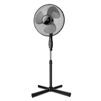 Stojanový ventilátor Black & Decker, BXEFP41E, černý stojanový ventilátor, prům. 40cm, 40 W,