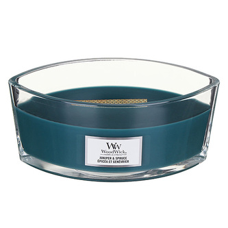 Sviečka dekoratívna váza WoodWick, Borievka a smrek, 453.6 g Sviečka dekoratívna váza WoodWick, Borievka a smrek, 453.6 g