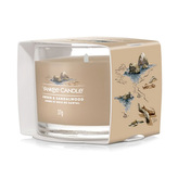 Votívna sviečka Yankee Candle, Ambra a santalové drevo, 37 g