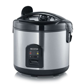 Rýžovar Severin, RK 2425, 3 l, nerez ocel, nepřilnavý povrch, LED displej, 650 W