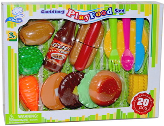 Krájecí set jídlo hamburger 20 ks