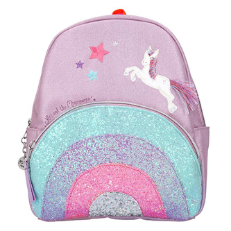 Batůžek s flitry Ylvi and the Minimoomis, Poník, duha, třpytky