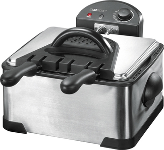 Fritéza Clatronic, FR 3195, INOX profi, duál, 4 l, filtr, termostat, 2 000 W