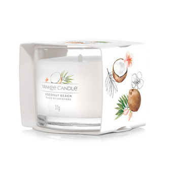 Votivní svíčka Yankee Candle, Kokosová pláž, 37 g