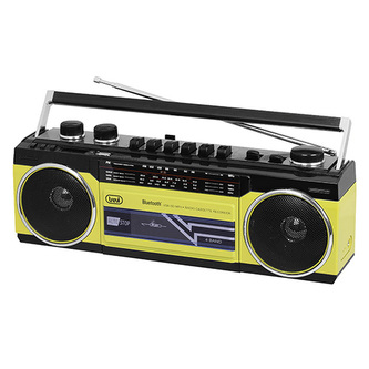 Radiomagnetofon Trevi, RR 501BT/YEL, kazetový, MW/FM/SW1-2, Bluetooth, 230V/baterie 4 x UM1