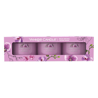 Sada votivní svíček Yankee Candle, Divoká orchidej, 3 x 37 g