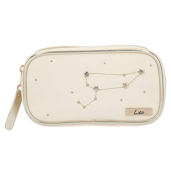Kosmetická taška Top Model, Béžová, znamení Leo (Lev)