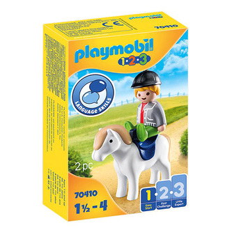 Chlapec s poníkem Playmobil, 1.2.3, 2 dílky