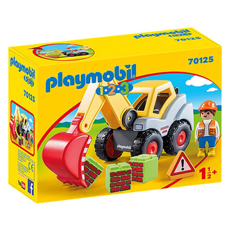 Bagr Playmobil, 1.2.3, 6 dílků