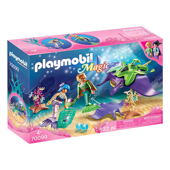 Sběratelé perel s rejnokem Playmobil, Mořské akvárium, 32 dílků