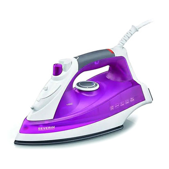 Žehlička Severin, BA 9659, napařovací, ráz 80 g/min, kont. pára 40 g/min, i suché žehlení, 2 200 W, 400 ml odměrka