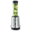 Stolní mixér Severin, SM 3739 Smoothie Mix & Go, 300 W, 600 ml, broušená nerezová ocel/černá