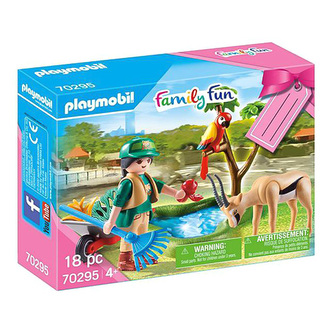 Ošetřovatelka v Zoo Playmobil, Zoo, 18 dílků
