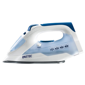 Napařovací žehlička Imetec, 9293,  STEAM IRON K109 TITANOX, ráz 80g, samočistící systém, suché žehlení, odměrka, 2000 W