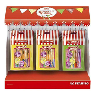 Fixy Stabilo, Pen 68 mini, 15 barev, 180 ks