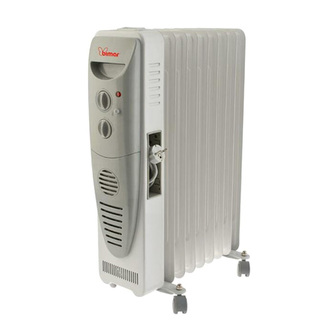 Radiátor Bimar, S759T, olejový, 9 článků, turbo, 2000 W