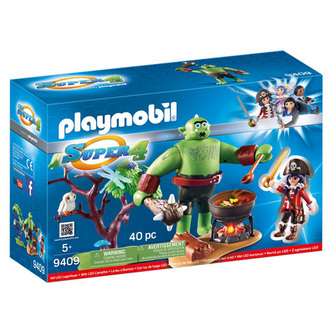 Obr zlobr a Ruby Playmobil, Super 4, 40 dílků