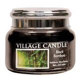 Svíčka ve skleněné dóze Village Candle, Černý bambus, 312 g