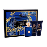 Dárková sada Versace, Dylan Blue Pour Homme 50ml EDT, 50ml SG, 50ml ASB