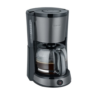 Kávovar Severin, KA 9543 Grey Metalic, překapávací, nerez ocel, 1 000 W