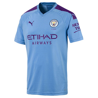 Pánský dres Puma, MCFC HOME Shirt Replica SS with Sponsor 2019/20, 75558601|XS